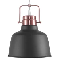 Lampy sufitowe - BLmeble Lampa wisząca czarno-miedziana NARMADA BLmeble - miniaturka - grafika 1