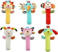 Gryzaki dla dzieci - Miękka grzechotka dla maluchów MIX - miniaturka - grafika 1