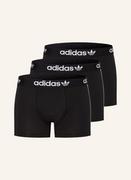 Majtki damskie - Adidas Originals Bokserki Comfort Flex Cotton 3-Stripes, 3 Szt. schwarz - miniaturka - grafika 1