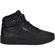 Moda i Uroda OUTLET - Buty dla dzieci Puma Carina 2.0 Mid WTR czarne 387380 01-38 - miniaturka - grafika 1
