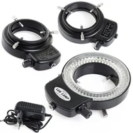 Mikroskopy i lupy - Regulowane Oświetlenie LED 144x do Mikroskopu Stereoskopowego Cyfrowego - miniaturka - grafika 1