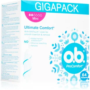 O.B. OB tampony ProComfort Mini 8Y43RZ 8Y43RZ SAM ONE - Tampony - miniaturka - grafika 1