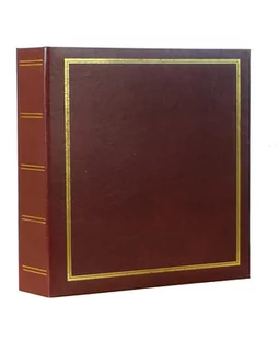 ALBUM samoprzylepny CLASSIC 50 kart/100 stron SEGREGATOR brązowy - Albumy fotograficzne - miniaturka - grafika 1
