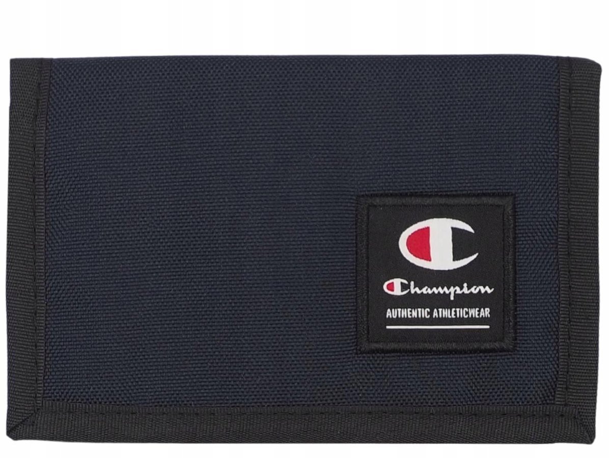 Portfel Champion Na Rzep 806024-Bs501 Sportowy Granatowy Małe Logo Materiał