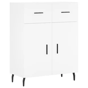 Witrynka, biała, 69,5x34x180 cm, materiał drewnopochodny Lumarko! - Witryny - miniaturka - grafika 8