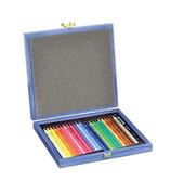 Kredki, ołówki, pastele i pisaki - Koh-I-Noor Kredki Progresso Aquarell 24 kolory kasetka drewniana - miniaturka - grafika 1