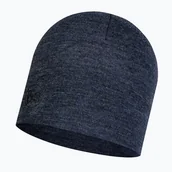 Czapki i chusty sportowe damskie - Buff Czapka Midweight Merino Wool Hat NIGHT BLUE MELANGE 118007.779.10.00 - miniaturka - grafika 1