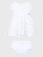 Sukienki i spódniczki dla dziewczynek - Guess Sukienka elegancka A3RK29 WF6J0 Biały Regular Fit - miniaturka - grafika 1