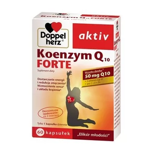 Queisser Pharma Doppelherz Aktiv Koenzym Q10 Forte 60 Kapsułek - Witaminy i minerały - miniaturka - grafika 1