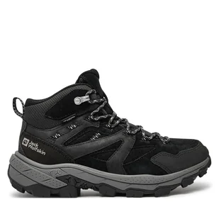 Trekkingi Jack Wolfskin Vojo Tour Lt Texapore Mid W A62073 Szary - Buty trekkingowe damskie - miniaturka - grafika 1