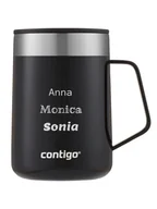 Kubki termiczne - Kubek termiczny z grawerem Contigo Streeterville 420 ml - Czarny - miniaturka - grafika 1