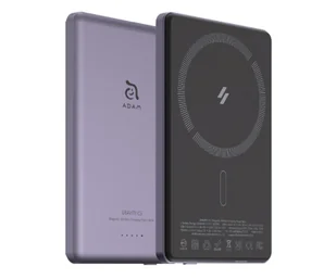 Adam Elements Gravity C5 Magnetic Wireless (Ultra Slim) 5000mAh fioletowy - Powerbanki - miniaturka - grafika 1