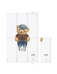 Ceba Składana mata do przewijania duża Fluffy Puffy Stu - Przewijaki - miniaturka - grafika 1