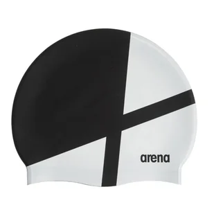 CZEPEK SILIKONOWY ARENA ICONS TEAM STRIPE CAP 001463/125 – Wielokolorowy - Pływanie - miniaturka - grafika 1