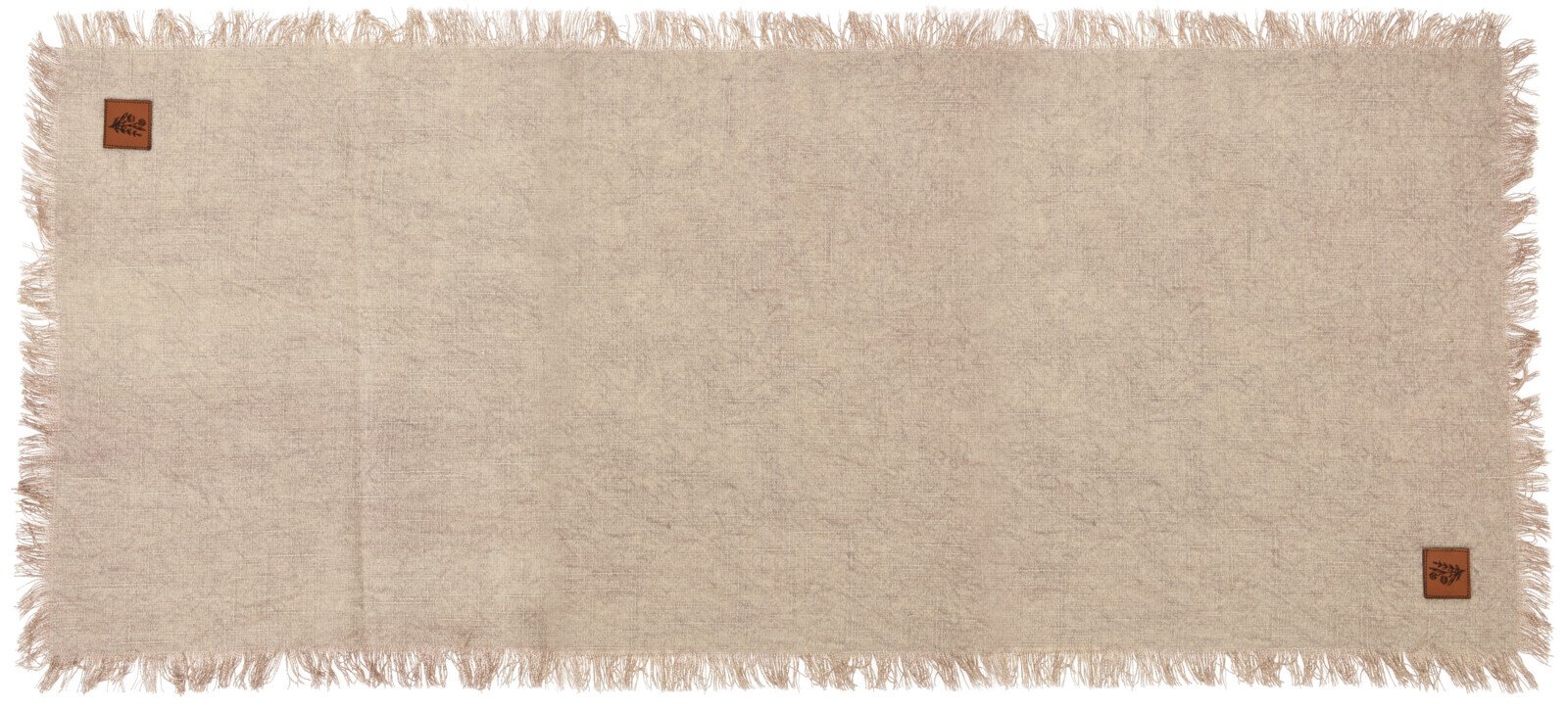 Bawełniany obrus/prześcieradło, 150x40cm, beżowy