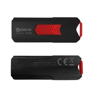 PLATINET PORTABLE POWER DRIVE USB 3.2 UP TO 150MB/s 256GB BLACK [46155] - Pendrive - miniaturka - grafika 1