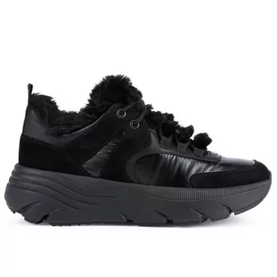 Buty Geox Diamanta D26UFB0FU85C9999 - czarne - Sneakersy damskie - miniaturka - grafika 3