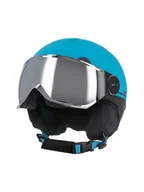 Kaski narciarskie - Rossignol Whoopee Visor Impacts Ski Helmet Blue/Black S/M 19/20 - miniaturka - grafika 1