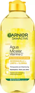 Woda micelarna Garnier Skinactive Vitamina C Agua Micelar 400 ml (3600542444040) - Płyny micelarne - miniaturka - grafika 1