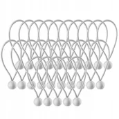 Pozostałe akcesoria do uprawy roślin - Gumy z kulką do mocowania plandek białe, 25 szt. - miniaturka - grafika 1