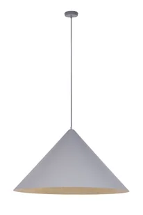 Vesuvio 70 szaro złoty lampa wisząca duża do industrialnego salonu. - Lampy sufitowe - miniaturka - grafika 1