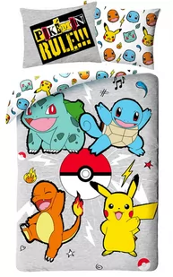 Pościel Młodzieżowa 140x200 Pokemony Pokemon - Pościel Pościel Młodzieżowa 140x200 Pokemony Pokemon - Pościel - miniaturka - grafika 1