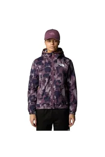 THE NORTH FACE Damska kurtka softshellowa Mountain Wind Track Top Print, Midnight Mauve Painted, M - Kurtki damskie - miniaturka - grafika 1