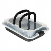 Formy do ciast - Forma Blaszka Prostokątna Z Pokrywą I Uchwytem - miniaturka - grafika 1