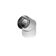 Kominy i akcesoria - Kolano nierdzewne 45° 60/100 mm - miniaturka - grafika 1