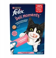 Mokra karma dla kotów - FELIX sasz.4x10g DELI MOMENTS SALMON /11 - miniaturka - grafika 1