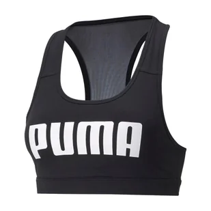 Stanik fitness cardio PUMA Mid Impact 4Keeps Graphic PM - Bielizna sportowa damska - miniaturka - grafika 1