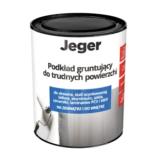 Podkład gruntujący do trudnych powierzchni 1 l Jeger - Grunty do ścian - miniaturka - grafika 1