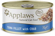 Mokra karma dla kotów - Applaws w bulionie, 6 x 70 g - Filet z tuńczyka z krabami - miniaturka - grafika 1