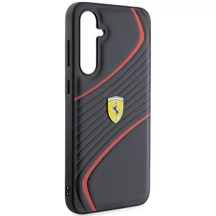 Ferrari FEHCS23FEPTWK S23 FE S711 czarny/black hardcase Twist Metal Logo - Etui i futerały do telefonów - miniaturka - grafika 4