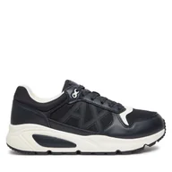 Sneakersy męskie - Sneakersy Armani Exchange XUX239 XV909 U385 Granatowy - miniaturka - grafika 1