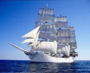 Norimpex Malowanie po numerach. Biały żaglowiec 40 x 50 cm - Malowanie po numerach - miniaturka - grafika 1