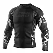 Kimona, stroje i obuwie - Extreme Hobby Rashguard długi rękaw Black Panther Czarno-Biały XL - miniaturka - grafika 1