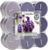 Świece - Bispol Podgrzewacze zapachowe 4H PP LAWENDA 18szt BISPOL2450 - miniaturka - grafika 1