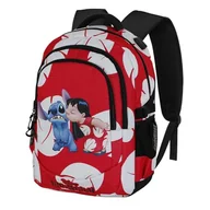 Plecaki - Lilo i Stitch Kiss -Plecak Running PLUS, Czerwony, 34 x 46 cm, Pojemność 32 L - miniaturka - grafika 1