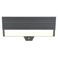Lampy ogrodowe - Kinkiet z czujnikiem ruchu Mariza 247069142 Trio LED 13W 3000K IP44 antracyt - miniaturka - grafika 1