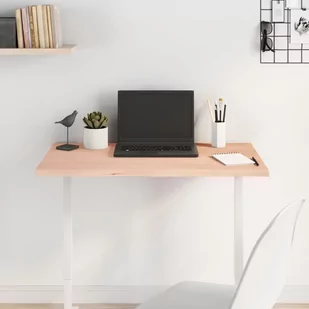 vidaXL Blat stołu, 80x60x2 cm, surowe drewno dębowe - Meble modułowe i akcesoria - miniaturka - grafika 1