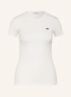 Koszulki i topy damskie - Lacoste T-Shirt weiss - LACOSTE - miniaturka - grafika 1