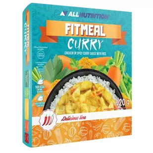 Pełnowartościowy posiłek FITMEAL CURRY 420g - Szybkie dania obiadowe - miniaturka - grafika 1