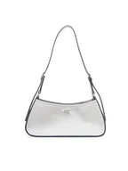 Torebki damskie - Calvin Klein Torebka Ck Metallic Small Shoulder Bag LV04F3304G Srebrny - miniaturka - grafika 1