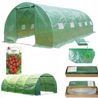 Szklarnie ogrodowe - Foliak Tunel Foliowy Ogrodowy 3x8 Szklarnia Foliowa Na Warzywa 24m2 Zielona - miniaturka - grafika 1