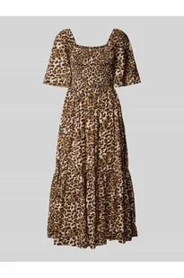 Sukienka midi z marszczonymi detalami model DORA - Selected Femme - Sukienki - miniaturka - grafika 1