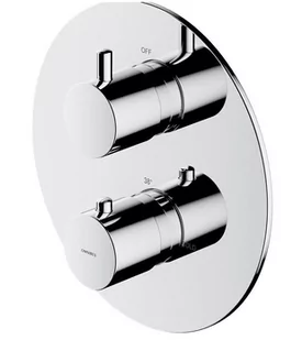 Omnires Termostatyczna bateria fi 20 cm prysznicowo-wannowa podtynkowa ,chrom Y1236ROCR Y - Baterie podtynkowe - miniaturka - grafika 1