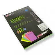 Etykiety samoprzylepne i bloki etykiet - Polsirhurt Etykiety samoprzylepne A4 fluo niebieskie 100ark - miniaturka - grafika 1