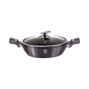 Garnek ze szklaną pokrywką CARBON PRO, 3,8 l, aluminiowy - Garnki - miniaturka - grafika 1