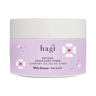 Hagi Biały Bukiet Naturalny Peeling cukrowy do ciała - Peelingi do ciała - miniaturka - grafika 1